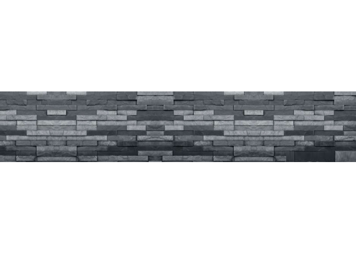 Стеновая панель 300 ПР графит