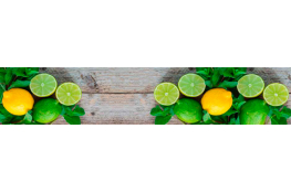 Стеновая панель 200 ПР лимон и лайм