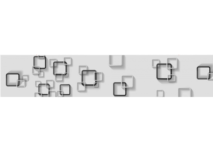 Стеновая панель 200 ПР серая графика