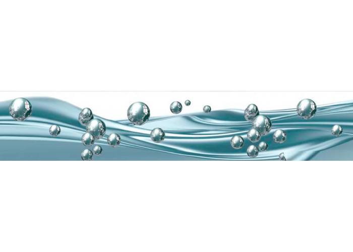 Стеновая панель 200 ПР серебряные шары