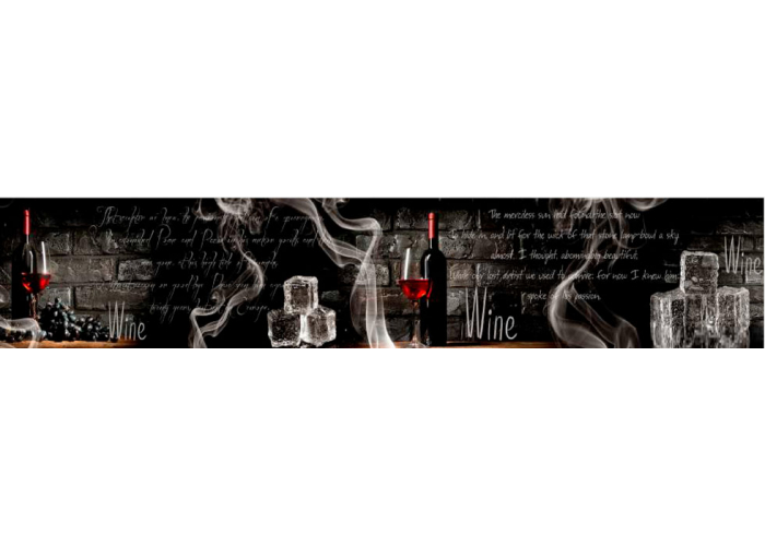 Стеновая панель 300 ПР вино и лед