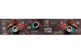 Стеновая панель 200 ПР время кофе