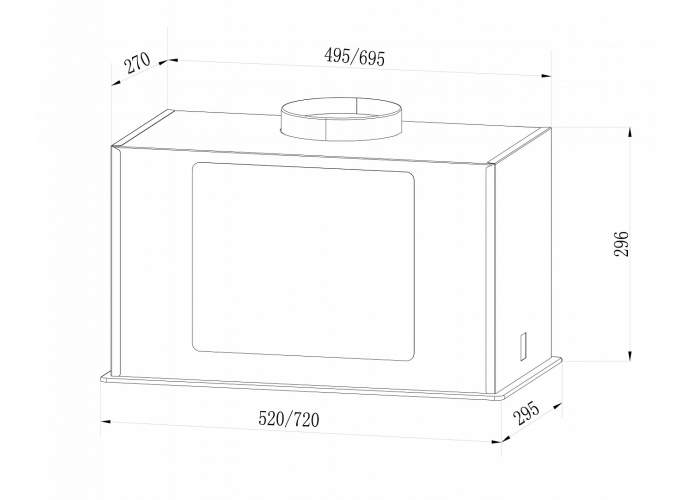 Встраиваемая вытяжка LEX GS BLOC GS 900 BLACK