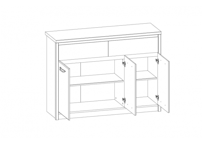 Тумба Анрэкс JAZZ 3D2S