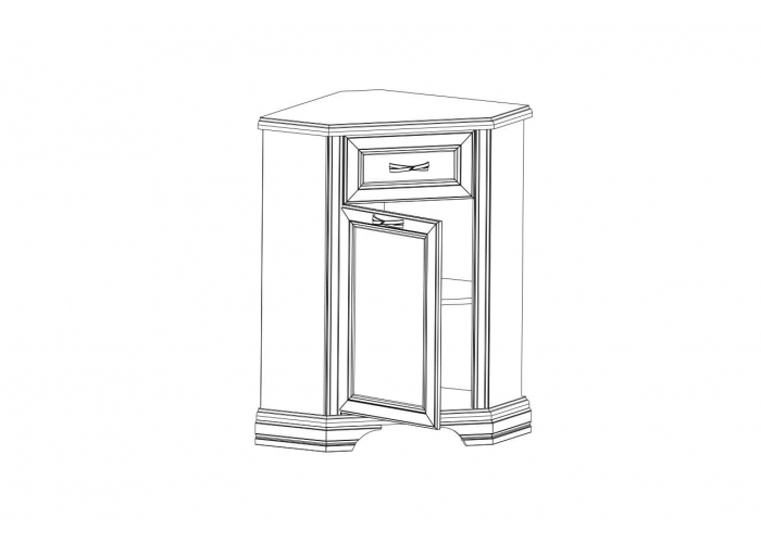 Тумба Анрэкс MONAKO 1D1SU