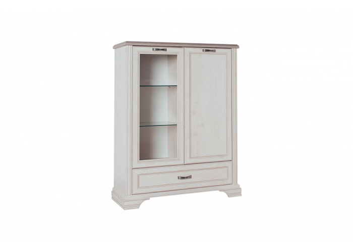 Шкаф с витриной Анрэкс MONAKO 1V1D1SL