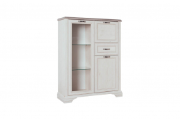 Шкаф с витриной Анрэкс MONAKO 1V2D1S