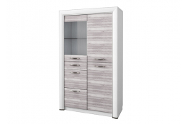 Шкаф-витрина Анрэкс OLIVIA 1V2D3S