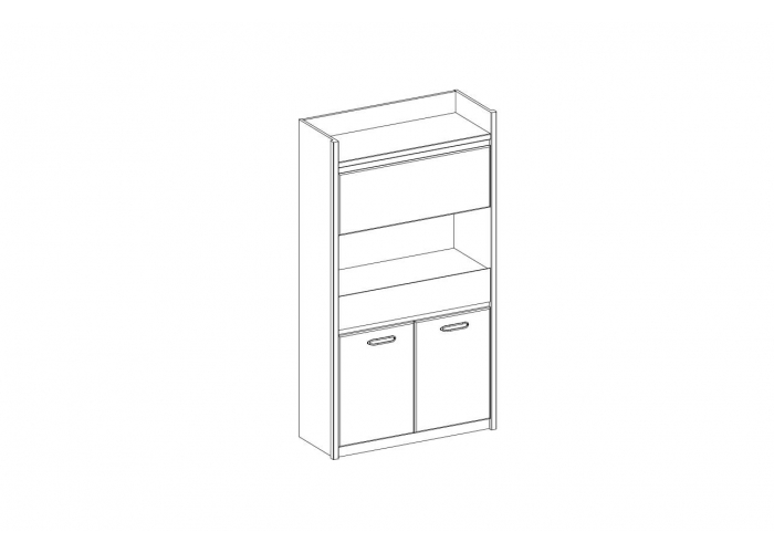 Шкаф Анрэкс JAZZ 3D1SN