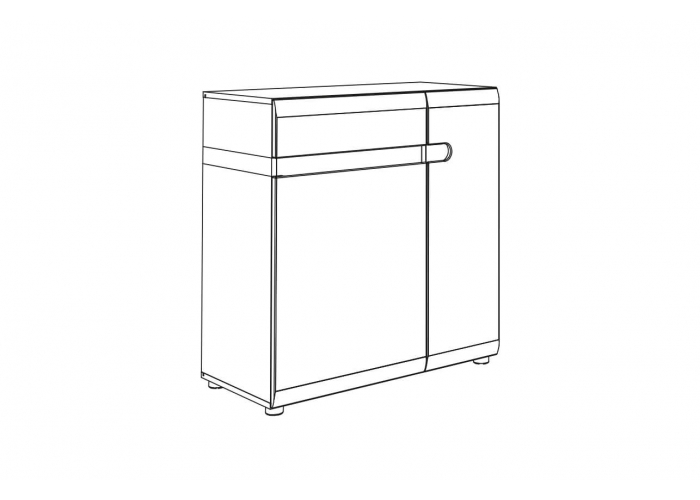 Комод Анрэкс LINATE 2D-1S/TYP 34