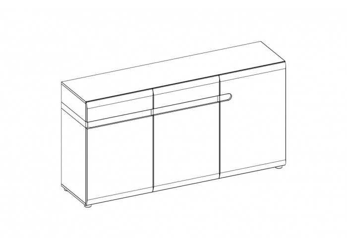 Комод Анрэкс LINATE 3D-2S/TYP 40