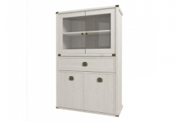 Шкаф с витриной Анрэкс MAGELLAN 2V2D1SL