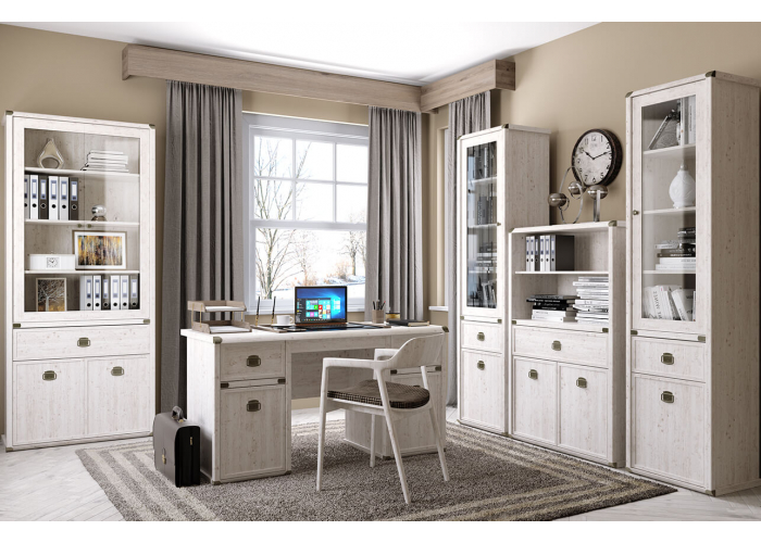 Шкаф с витриной Анрэкс MAGELLAN 1V1D1S