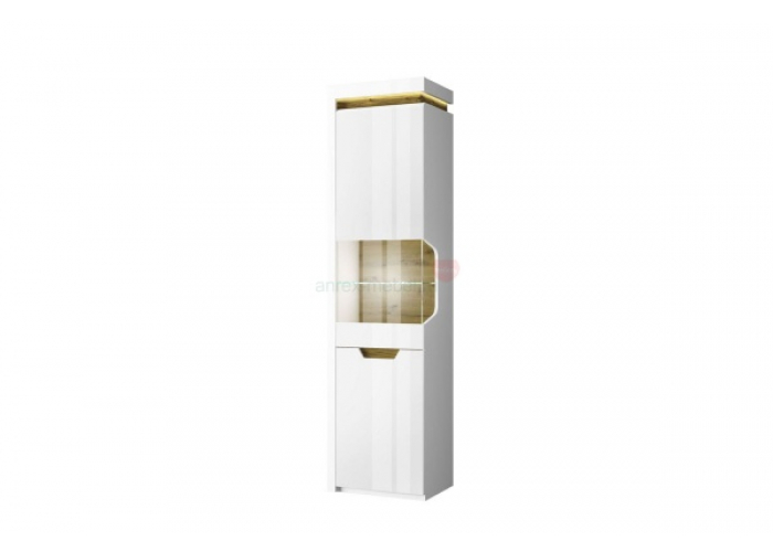 Шкаф с витриной Анрэкс TORINO								 1V1D L