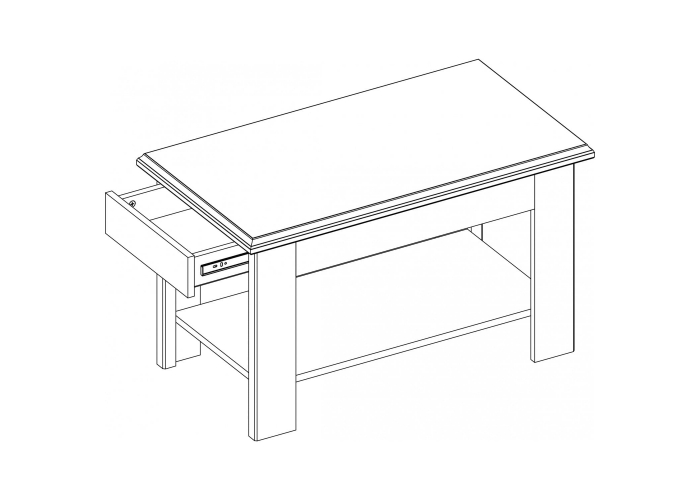 Стол журнальный Анрэкс BORDO 1S