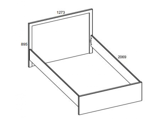 Кровать Анрэкс BJORK 120