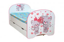Детская кровать с фотопечатью Котята