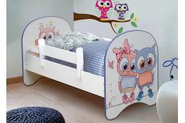 Детская кровать с фотопечатью Совята