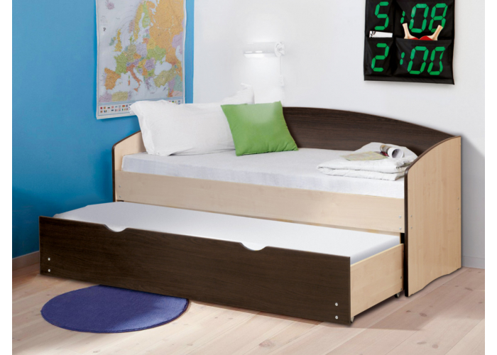 Кровать детская выдвижная Матрица ЛДСП