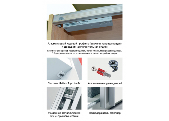 Шкаф-купе Е1 120х57х230 Прайм ДД