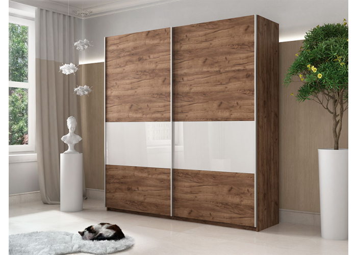 Шкаф-купе Е1 220х57х230 Прайм ДД СЧ