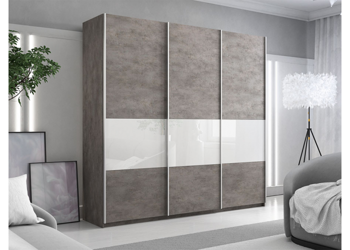 Шкаф-купе Е1 240х57х230 Прайм ДДД СБ