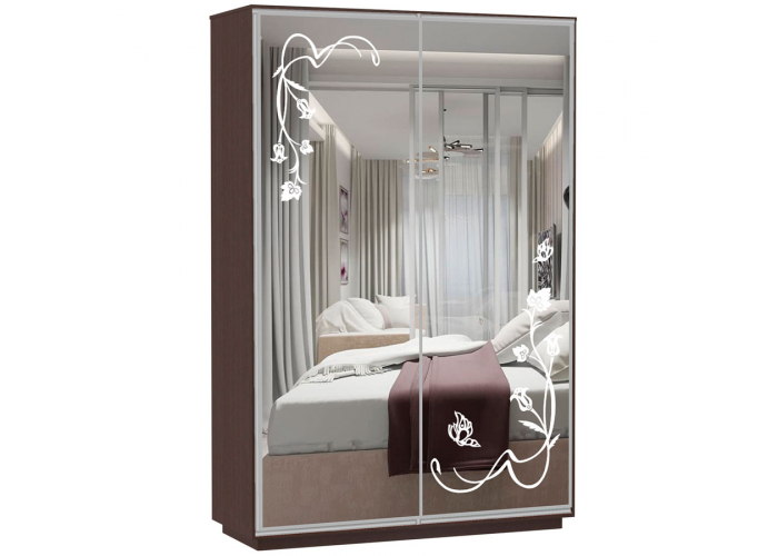 Шкаф-купе Сенатор 140х60х220 Класс Колокольчики