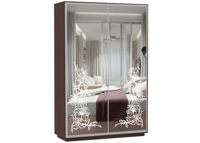 Шкаф-купе Сенатор 140х45х220 Класс Мальва