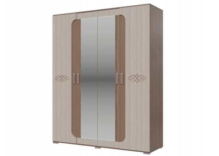 Шкаф 4-х дверный Гранд Кволити Пальмира