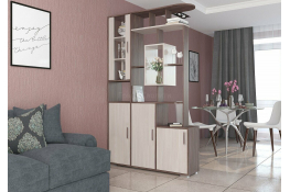 Шкаф перегородка двухсторонний Гранд Кволити Нова