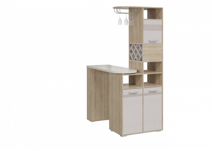 Шкаф перегородка двухсторонний Гранд Кволити БарС