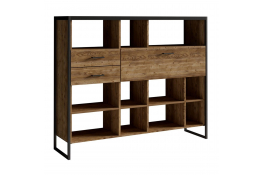 Книжный шкаф HELVETIA TARABO 2D1S typ 48