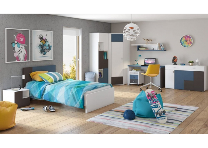 Шкаф HELVETIA TESSA угловой 2D typ 16