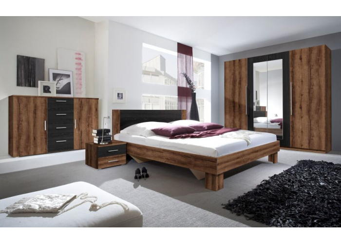 Кровать HELVETIA VERA 1.6 тумбочки (2ШТ) typ 51