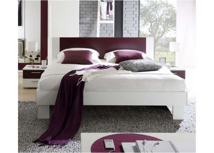 Кровать HELVETIA VERA 1.8 тумбочки (2ШТ) typ 52