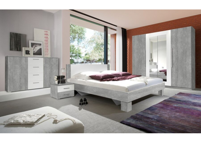 Кровать HELVETIA VERA 1.8 тумбочки (2ШТ) typ 52