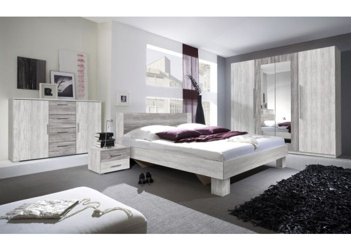 Кровать HELVETIA VERA 1.8 тумбочки (2ШТ) typ 52