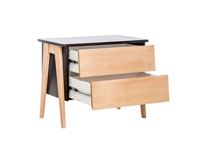 Тумбочка прикроватная Импэкс Сканди 2 ящ.