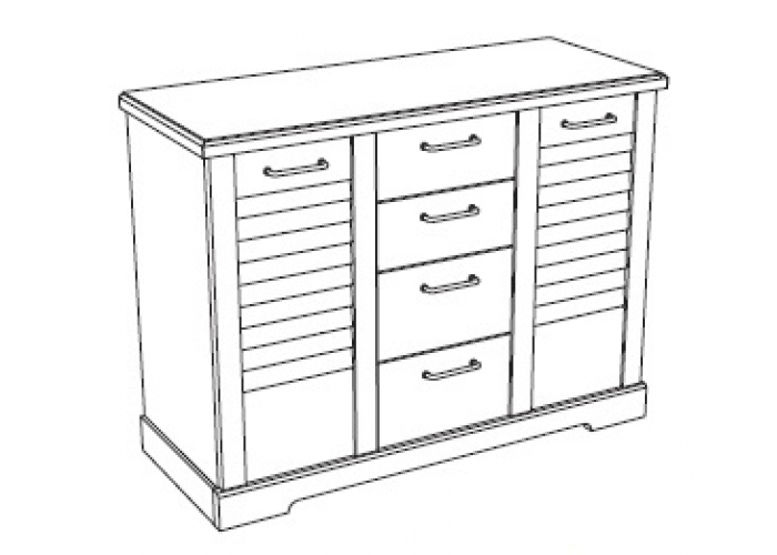 Комод СБК Кантри СРН