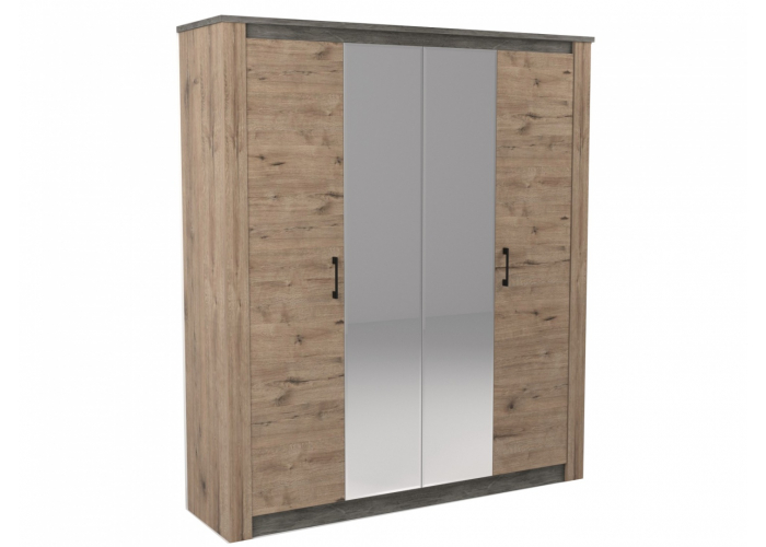 Шкаф 4-х дверный СБК Денвер