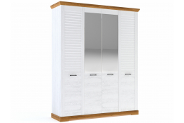 Шкаф 4-х дверный СБК Кантри