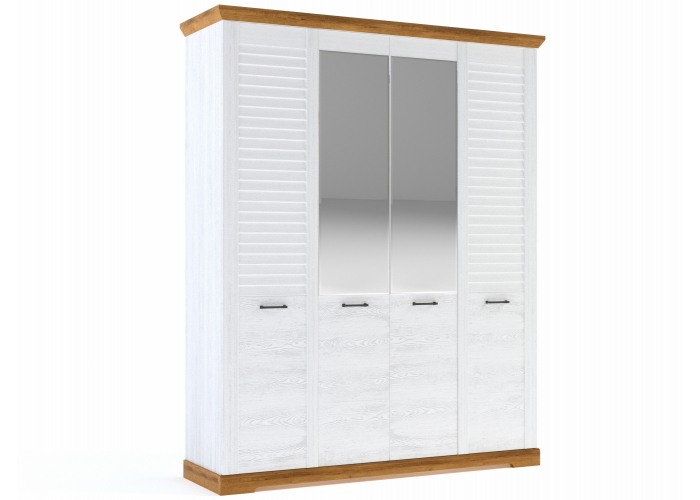 Шкаф 4-х дверный СБК Кантри