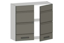 Шкаф навесной 2-х дверный СБК Канзас ШГ-80