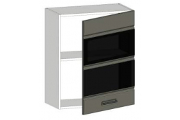 Шкаф навесной со стеклом СБК Канзас ШСТ-60