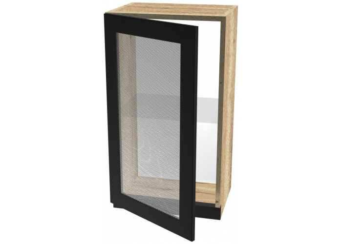 Шкаф навесной со стеклом СБК Сити ШСТ-40