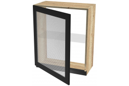 Шкаф навесной со стеклом СБК Сити ШСТ-60