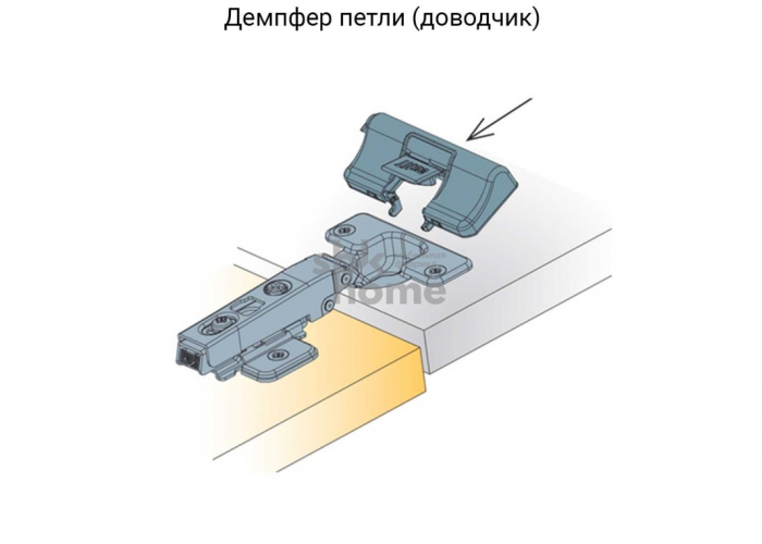 Петля с доводчиком Titus Glissandro TL2 и петли В-type