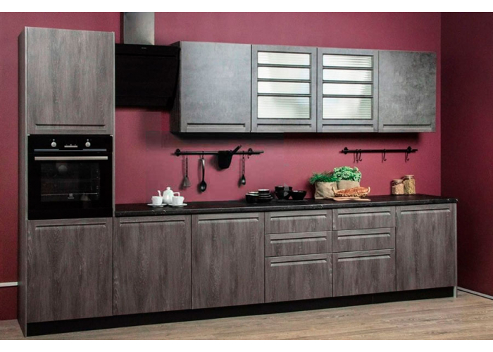 Кухонный гарнитур СБК Грей №1 3.6