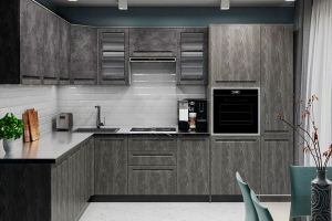 Кухонный гарнитур СБК Грей №2 4.1