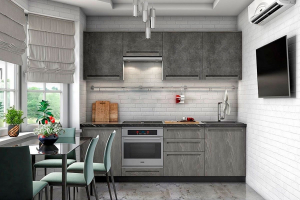 Кухонный гарнитур СБК Грей №3 2.4